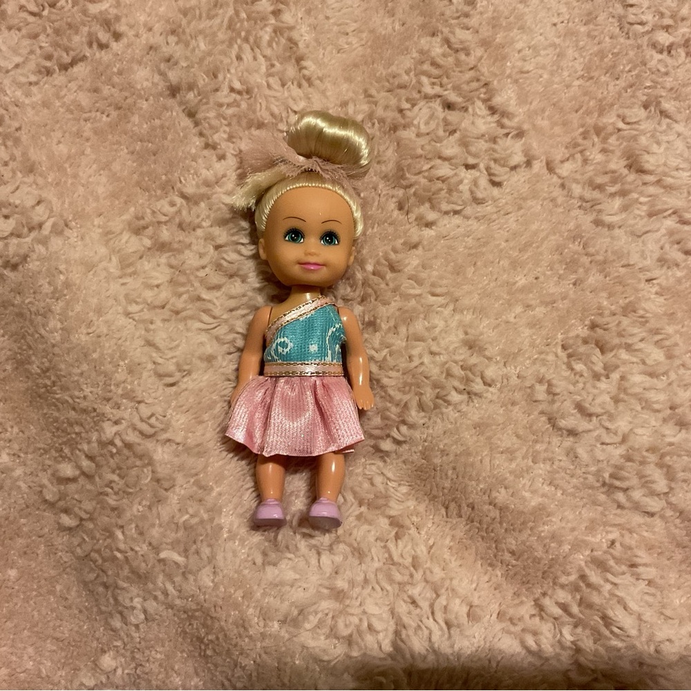 Adorable Pink and Blue Dolls